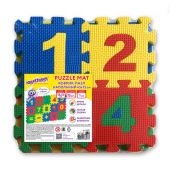 Коврик-пазл напольный 0,75х0,45 м, мягкий, "Учим цифры", 15 частей 15х15 см, толщина 1 см, ЮНЛАНДИЯ, 664658 Коврик-пазл напольный 0,75х0,45 м, мягкий, "Учим цифры", 15 частей 15х15 см, толщина 1 см, ЮНЛАНДИЯ, 664658