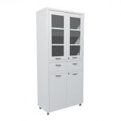 Шкаф медицинский Hilfe МД 2 1780/R-1 (металл/стекло, 800х400х1850 мм)