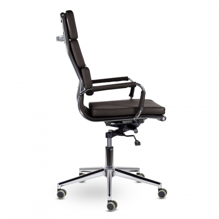 Кресло СН-303 Кайман Трио В хром soft2 Ср S-0429 (шоколадный) Кресло СН-303 Кайман Трио В хром soft2 Ср S-0429 (шоколадный)