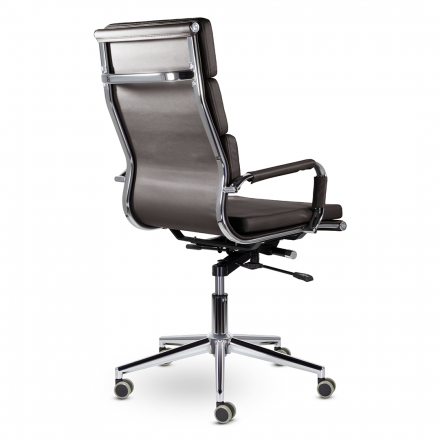 Кресло СН-303 Кайман Трио В хром soft2 Ср S-0429 (шоколадный) Кресло СН-303 Кайман Трио В хром soft2 Ср S-0429 (шоколадный)