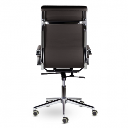 Кресло СН-303 Кайман Трио В хром soft2 Ср S-0429 (шоколадный) Кресло СН-303 Кайман Трио В хром soft2 Ср S-0429 (шоколадный)