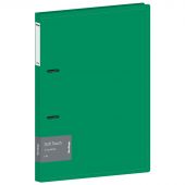 Папка на 2 кольцах Berlingo "Soft Touch", 24мм, 700мкм, зеленая, D-кольца, с внутр. карманом Папка на 2 кольцах Berlingo "Soft Touch", 24мм, 700мкм, зеленая, D-кольца, с внутр. карманом