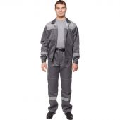 Костюм рабочий летний муж. л22-КБР т.сер./св.сер (р.40-42) 170-176