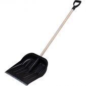 Лопата снеговая РусТрейд Зима №3 ал планкой дер черен v-об ручка зи-00412 Лопата снеговая РусТрейд Зима №3 ал планкой дер черен v-об ручка зи-00412