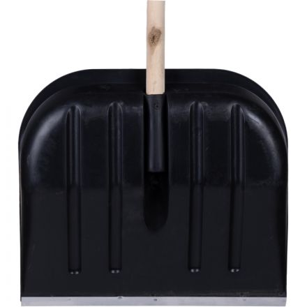 Лопата снеговая РусТрейд Зима №3 ал планкой дер черен v-об ручка зи-00412