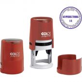 Оснастка для печати круглая Colop Printer R40 40 мм с крышкой красная