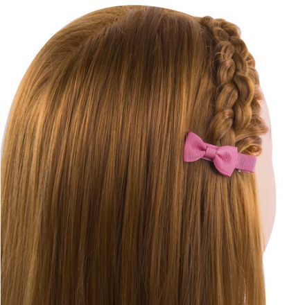 Заколки для волос НАБОР 2 шт., 4,6 см, зажим, бантики, разные цвета, MONTE VITA (МОНТЕ ВИТА), 457095
