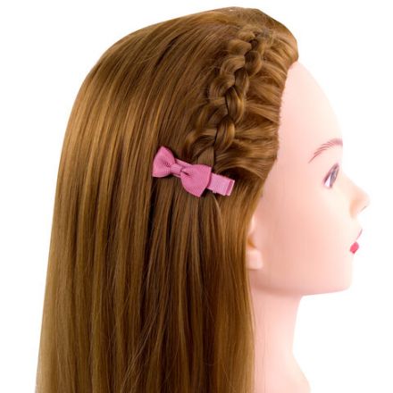 Заколки для волос НАБОР 2 шт., 4,6 см, зажим, бантики, разные цвета, MONTE VITA (МОНТЕ ВИТА), 457095