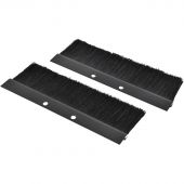 Комплект щеточного ввода в шкаф ЦМО, универс. цв. черн (КВ-Щ-55.210А-9005)