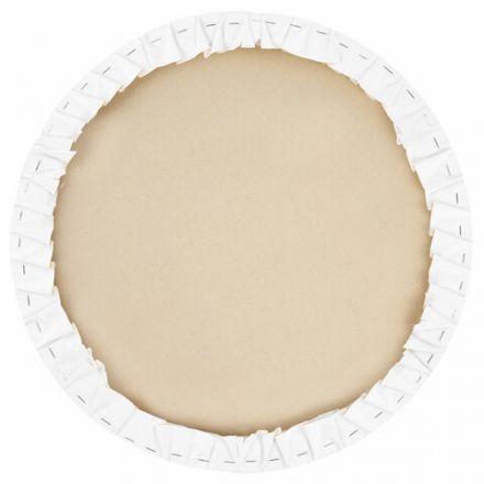 Холст на подрамнике, круглый 50 см, грунтованный, 380 г/м2, 100% хлопок, BRAUBERG ART CLASSIC, 192329