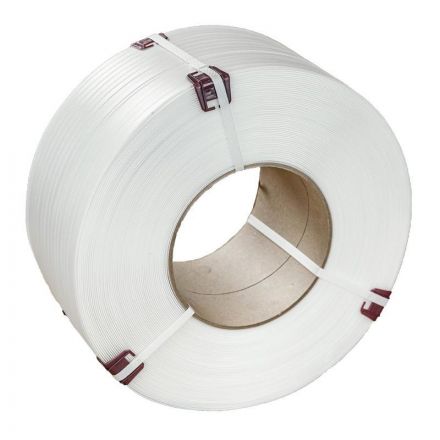 Стреппинг лента Полипропиленовая 15мм х 1,0 (1200 м) Белая Стреппинг лента Полипропиленовая 15мм х 1,0 (1200 м) Белая