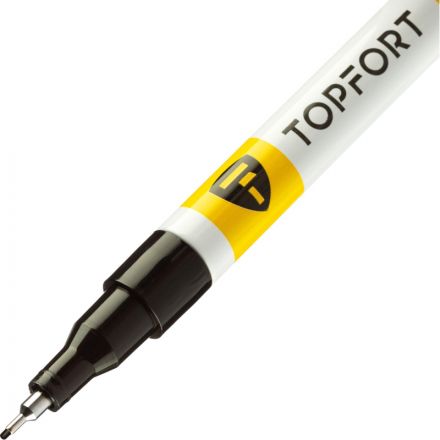 Маркер лаковый TOPFORT Paint 1 мм черный