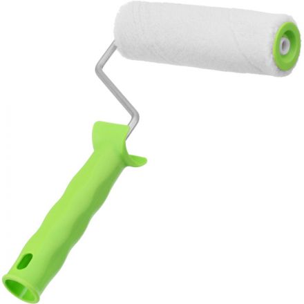 Валик 150 мм D=36 мм с ручкой 6 мм полиакрил, шерсть Велюр Сибртех 80133