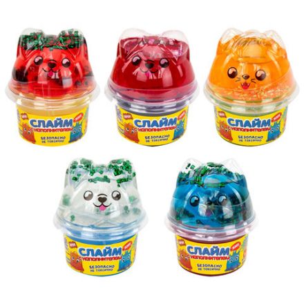 Слайм (лизун) с наполнителем, 200 г, ассорти 5 видов, JOLLY JOT (ДЖОЛЛИ ДЖОТ), 665948 Слайм (лизун) с наполнителем, 200 г, ассорти 5 видов, JOLLY JOT (ДЖОЛЛИ ДЖОТ), 665948