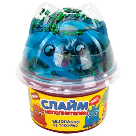 Слайм (лизун) с наполнителем, 200 г, ассорти 5 видов, JOLLY JOT (ДЖОЛЛИ ДЖОТ), 665948 Слайм (лизун) с наполнителем, 200 г, ассорти 5 видов, JOLLY JOT (ДЖОЛЛИ ДЖОТ), 665948
