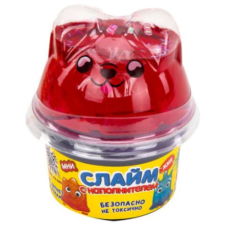 Слайм (лизун) с наполнителем, 200 г, ассорти 5 видов, JOLLY JOT (ДЖОЛЛИ ДЖОТ), 665948 Слайм (лизун) с наполнителем, 200 г, ассорти 5 видов, JOLLY JOT (ДЖОЛЛИ ДЖОТ), 665948