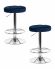 Набор 2 шт Табурет барный DOBRIN BRUNO, синий велюр (MJ9-117)