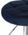Набор 2 шт Табурет барный DOBRIN BRUNO, синий велюр (MJ9-117)