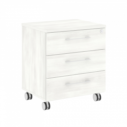 Yalta Тумба мобильная LT.TM Снежная патина 550*450*634 Yalta Тумба мобильная LT.TM Снежная патина 550*450*634