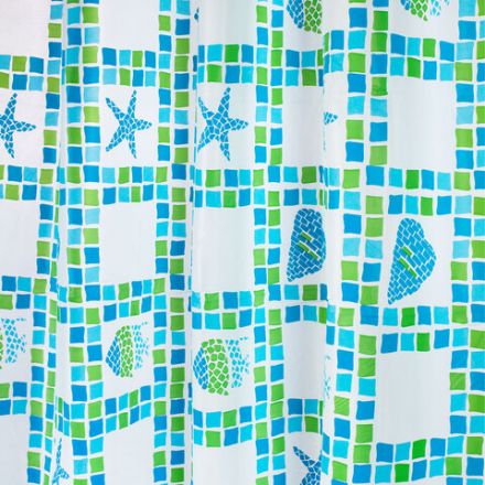 Шторка для ванной PEVA, 180х180 см, кольца в комплекте, 3 дизайна ассорти, МОРЕ, PRIMILA (ПРИМИЛА), 700074 Шторка для ванной PEVA, 180х180 см, кольца в комплекте, 3 дизайна ассорти, МОРЕ, PRIMILA (ПРИМИЛА), 700074