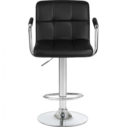 Стул барный LO_DOBRIN KRUGER ARM LM-5011_CH-M_EL чёрный Стул барный LO_DOBRIN KRUGER ARM LM-5011_CH-M_EL чёрный