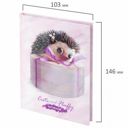 Блокнот МАЛЫЙ ФОРМАТ (110х147 мм), А6, 80 л., твёрдый, клетка, BRAUBERG KIDS, "Ёжик", 114442 Блокнот МАЛЫЙ ФОРМАТ (110х147 мм), А6, 80 л., твёрдый, клетка, BRAUBERG KIDS, "Ёжик", 114442