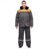 Костюм рабочий зимний муж з35-КПК сер/орнж 48-50) 170-176 (Арсенал-СП)