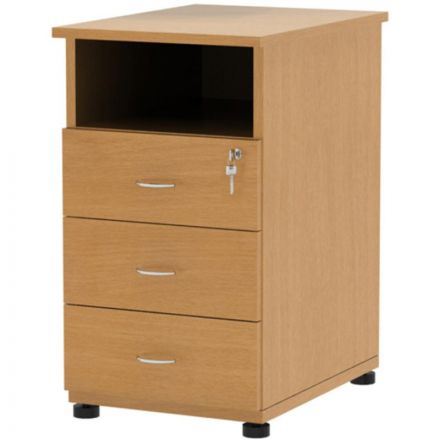 Тумба Этюд стационарная с замком Р20.18 (065) бук 55 Тумба Этюд стационарная с замком Р20.18 (065) бук 55