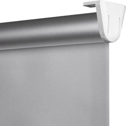 Рулонная штора Комус Мебель blackout silver 537837 V2, 80х160, серый