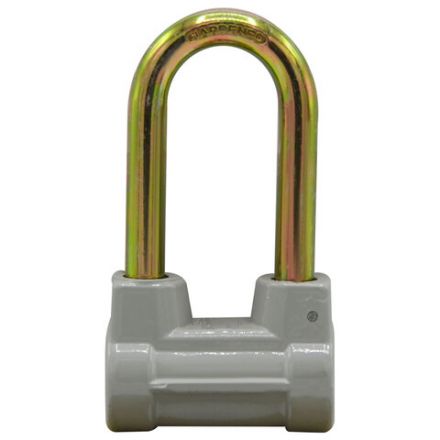 Замок навесной алюминиевый 60 мм, цилиндрический с удлиненной дужкой "Стандарт", RABBITEX (РАББИТЕКС), 671308