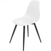 Стул Комус EAMES PLAST HN BLACK (BOX-4) (KM) RU K01 белый/черный Стул Комус EAMES PLAST HN BLACK (BOX-4) (KM) RU K01 белый/черный