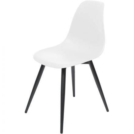 Стул Комус EAMES PLAST HN BLACK (BOX-4) (KM) RU K01 белый/черный Стул Комус EAMES PLAST HN BLACK (BOX-4) (KM) RU K01 белый/черный