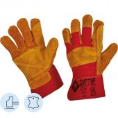 Перчатки защитные ДИГГЕР спилковые комбинированн усиленные желтые