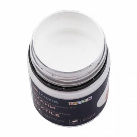 Краска по ткани акриловая "Декола", банка 50 мл, белая, НЕВСКАЯ ПАЛИТРА, 4128104
