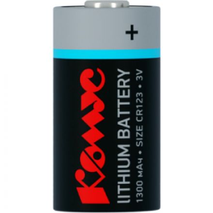 Батарейка Комус, литиевая, CR123, бл/1шт