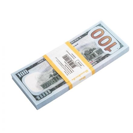 Деньги сувенирные Забавная Пачка 100 долларов, 89449 Деньги сувенирные Забавная Пачка 100 долларов, 89449