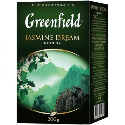 Чай зеленый листовой Greenfield Jasmine Dream, 200гр