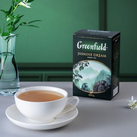 Чай зеленый листовой Greenfield Jasmine Dream, 200гр