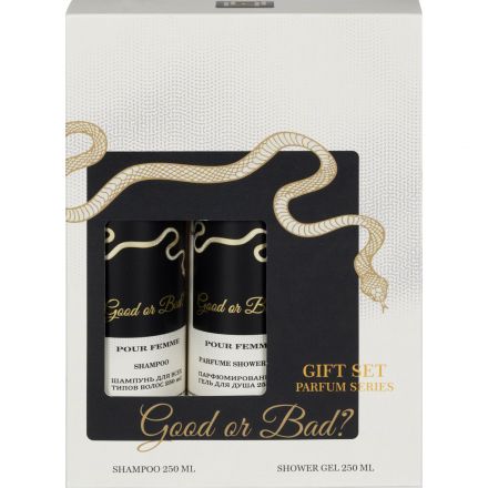 Подарочный набор GOOD or BAD? Шампунь 250мл + Гель д/душа 250мл ЖЕН