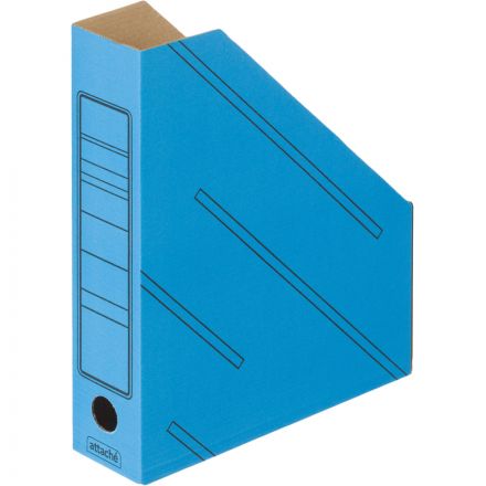 Вертикальный накопитель Attache картонный синий ширина 75 мм (2 штуки в упаковке) Вертикальный накопитель Attache картонный синий ширина 75 мм (2 штуки в упаковке)