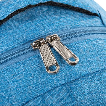 Рюкзак BRAUBERG HIGH SCHOOL универсальный, 3 отделения, "Скай", голубой, 46х31х18 см, 225517