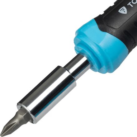 Набор отверток Topfort с трещоткой, битами, головками, 39 предм (549139)