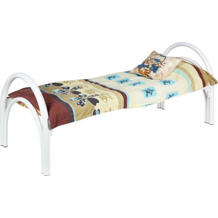 Кровать односпальная Грация К.191.01 белая (2006х840х886 мм)