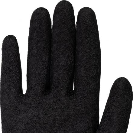 Перчатки защитные TOPFORT п/э с текстурир. латексным покр. красные р.8(М)