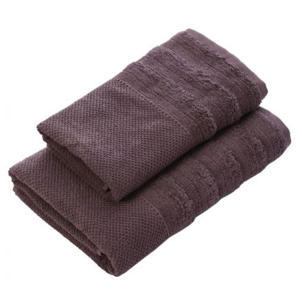 Полотенце махровое, Solo премиум Олимп 50x90см, 500г/м2 серый