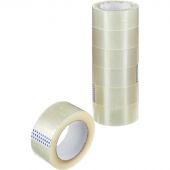 Клейкая лента упаковочная 48мм х 132м, прозрачная, 38мкм, 54шт/уп