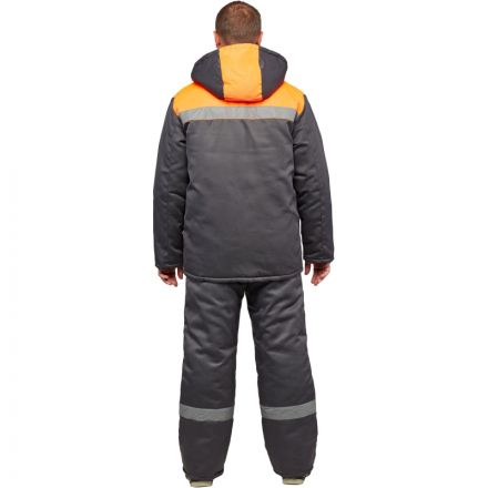 Костюм рабочий зимний муж з35-КПК сер/оранж ( 60-62) 182-188 (Арсенал-СП)