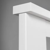 Кровать одинарная ШС_Сага 90х200 белая