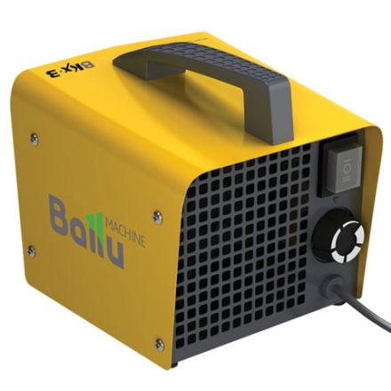 Тепловая пушка электрическая BALLU BKX-5, 3000 Вт, 220 B, терморегулятор, прямоугольная, желтая, НС-1031315