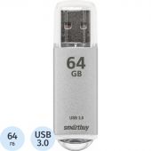 Флеш-память Smartbuy UFD 3.0/3.1 64GB V-Cut Silver (SB64GBVC-S3) Флеш-память Smartbuy UFD 3.0/3.1 64GB V-Cut Silver (SB64GBVC-S3)